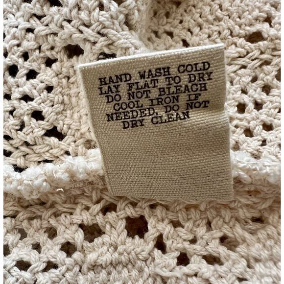 Gimmicks By BKE‎ Women's Ivory Lace Long Sleeve Blouse Size Small NEW - Picture 12 of 12